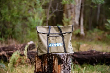 Kings Portable Firepit Bag | 400GSM Ripstop Canvas | Heavy-Duty Handles
