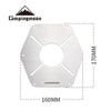 Campingmoon Stainless Steel Heat Shield Plate
