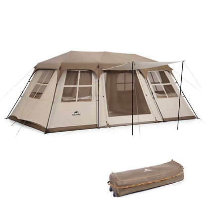 Naturehike - Village 17 tent (with hall pole) - Brown
