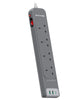 RAVPower RP-PC1039 4 Outlets Power Strip Gray UK Version 3m with USB Port