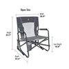 GCI Outdoor Fire Pit Rocker (Pewter Gray)