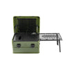 Outdoor Portable Aluminum Storage Container & Accessories - Green