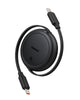 Baseus Free2Pull Mini Cable USB-C to USB-C 60W 1m - Cluster Black