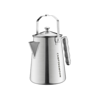 Campingmoon Stainless Steel Bonfire Kettle - 1.5L