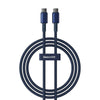 Baseus Tungsten Gold Fast Charging Cable USB-C to USB-C 100W 2m - Blue