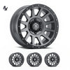 F-150/RAPTOR/EXPEDITION (17×8.50) 4 x COMPRESSION TITANIUM 6×135
