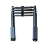 Ladder Teflon Over Platform 316SS 35 Inch - Black