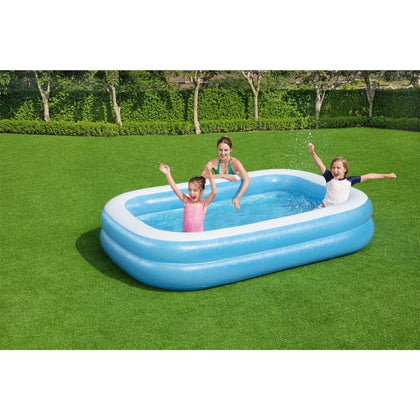 54006 Bestway Family Rectangular Inflatable Pool, 262 x 175 x 51 cm