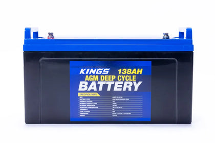 Kings 12V 138Ah Deep Cycle Battery