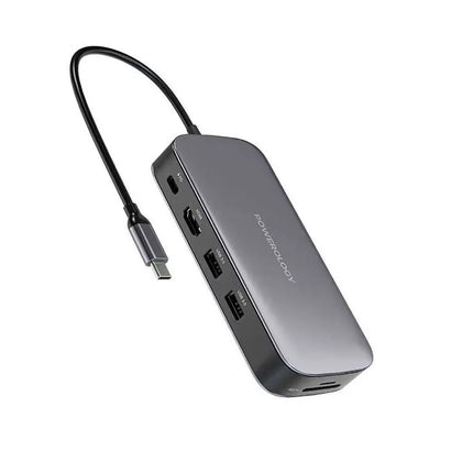 Powerology - 512GB USB-C Hub & SSD Drive All-in-one Connectivity & Storage