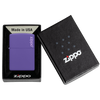 Zippo Lighter Classic Purple Matte Zippo Logo