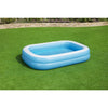 54006 Bestway Family Rectangular Inflatable Pool, 262 x 175 x 51 cm