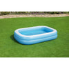 Bestway Family Rectangular Inflatable Pool, 262 x 175 x 51 cm