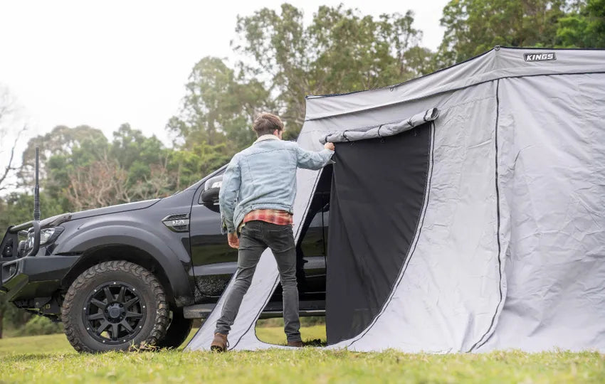 Free standing camping awning best sale