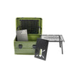 Outdoor Portable Aluminum Storage Container & Accessories - Green
