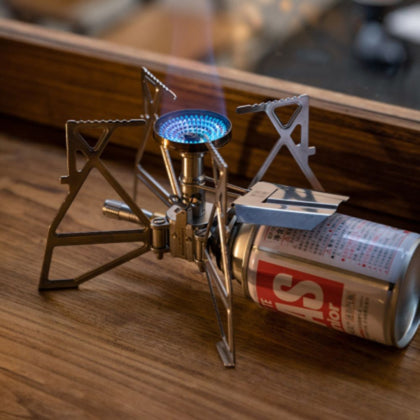 Campingmoon Mini Folding Butterfly Stove Ultralight Portable Burner