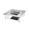 Campingmoon Multipurpose Stove / Fire-pit Table