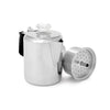 GSI Outdoor Glacier Stainless Coffee Percolator with Silicone Handle