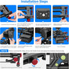 NEEWER ER1 Motorized Carbon Fiber Camera Slider with F750 Battery