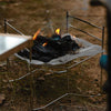 Campingmoon SOLO-303 Mesh Fire Pit with Cooking Grate