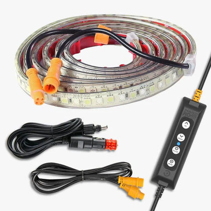 Hardkorr 2m Stick-on Orange & White LED Tape Light