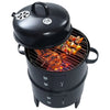 3 in 1 Charcoal Barbecue Grill 40x80cm