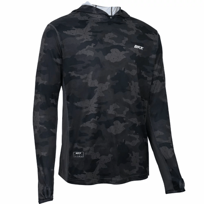 Hooded Long Sleeve Performance Shirt Camo