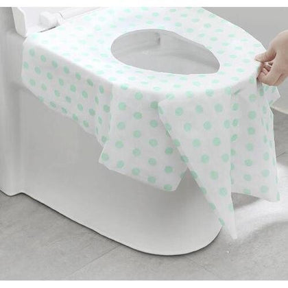 Voya thick disposable toilet seat protective cover set of 10
