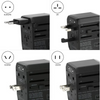 Travel Adapter with 4 USB ports & 1 USB-C port