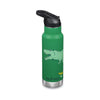Klean Kanteen Insulated Kid Classic Narrow 12oz (w/ Flip Seal Sport ) Dino Skate