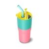 Klean Kanteen Rise 26oz Tumbler w/Flip Straw Lid - Turquoise Kaleidoscope