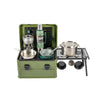 Outdoor Portable Aluminum Storage Container & Accessories - Green