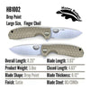 Honey Badger Flipper Large - Tan