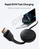 Baseus Free2Pull Mini Cable USB-C to USB-C 60W 1m - Cluster Black