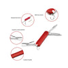 4 In 1 Folding Clipper Scissors Knife with Key Manicure Multi-functional Stainless Steel Multitool Camping Tools