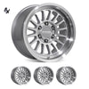 SILVERADO / SIERRA 1500 (17X9) 4x APOLLO MACHINED WHEELS (6/139) LITEFORGED +12 OFFSET