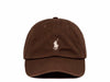 Polo Cotton Chino Ball Cap Brown Pony Logo