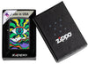 Zippo Lighter Black Light Eye Design