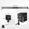 Aux beam 52'' 5D-PRO Series 55000LM  Spot Beam Off Road Led Light Bar