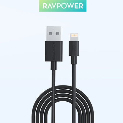RAVPower RP-CB1014 USB-A to Lightning Cable 1m C89Connector TPE Black Offline