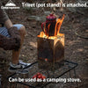 Campingmoon Foldable Charcoal Fire Starter - Large