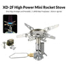 Campingmoon Mini High-Power Rocket Stove Ultralight Portable Burner