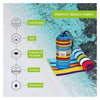 4Monster - Quick Dry Beach Towel Sand Free Rainbow - A
