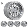 LC71/LC76/LC78/LC79 (17X9) 5x Full Machined ASSAULT WHEELS (6/139) -12 / -59 OFFSET