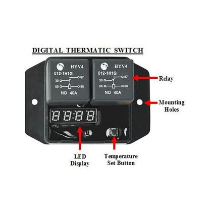 Thermatic Digital Thermatic® Fan Switch K