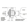 Thermatic Universal Single Fan Mounting Kit (12V)