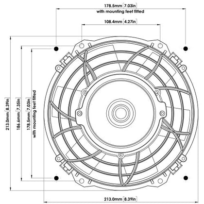 Thermatic Electric Fan (12V)