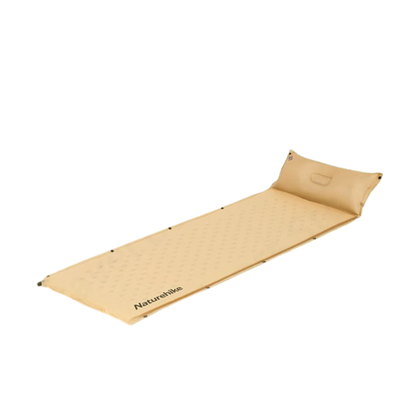 Naturehike - D01- Single Spliced Sleeping Mat With Pillow - Natural Yellow