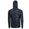 Hooded Long Sleeve Performance Shirt Camo