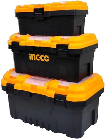 Ingco 3 Plastic Tool Boxes Set